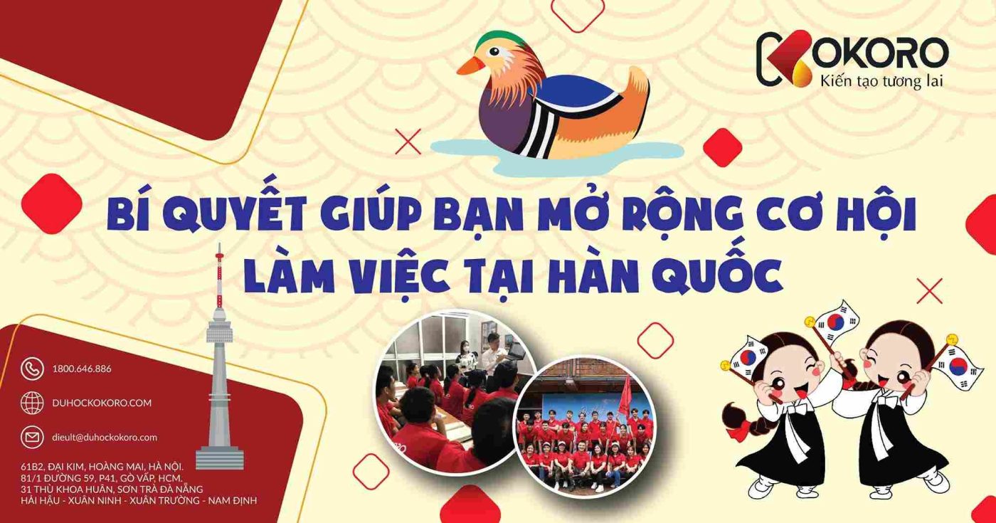 làm việc tại Hàn Quốc