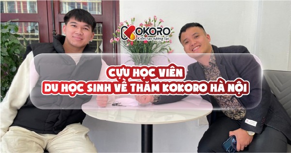 Cựu học viên-du học sinh về thăm KOKORO Hà Nội