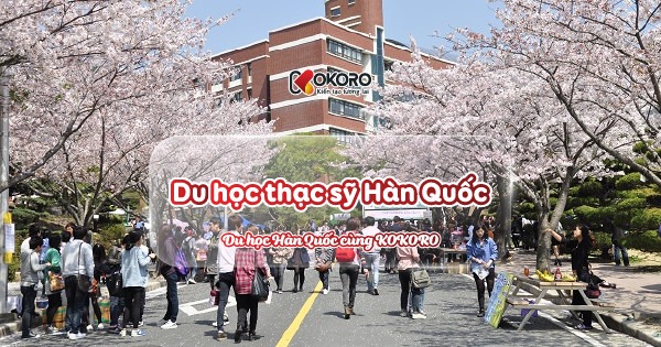 Du học thạc sỹ Hàn Quốc