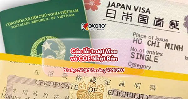 Các lỗi trượt Visa và COE Nhật Bản