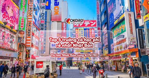 Top 5 trường có học phí rẻ nhất Nhật Bản