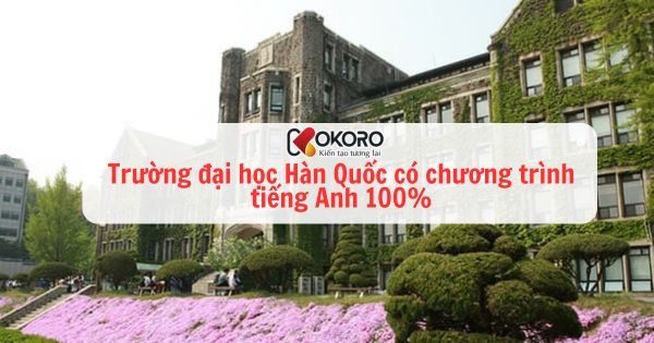 Trường đại học Hàn Quốc có chương trình tiếng Anh 100%
