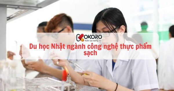 Du học Nhật ngành công nghệ thực phẩm sạch