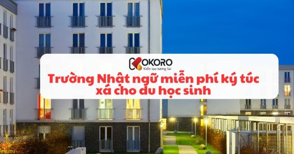 Trường Nhật ngữ miễn phí ký túc xá cho du học sinh