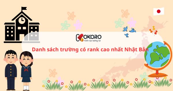 Danh sách trường có rank cao nhất Nhật Bản